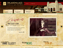 Tablet Screenshot of okjazz.org